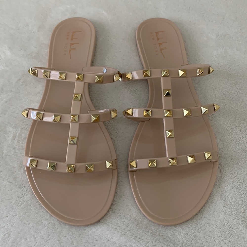 Nicole Miller Studded Woman’s Sandals- Size 10
